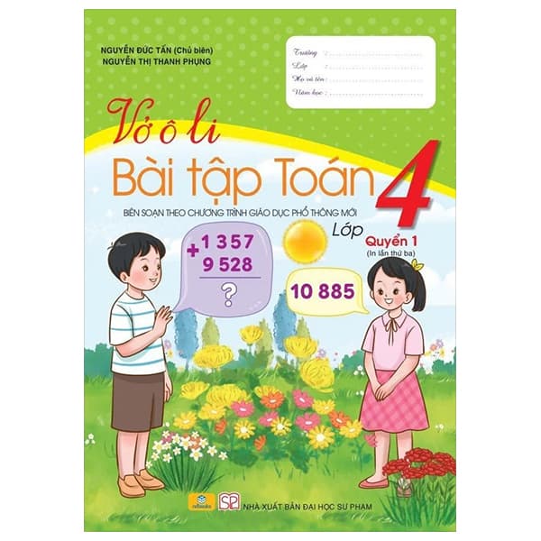 Sách Vở Ô Li Bài Tập Toán 4 - Quyển 1 - Nguyễn Đức Tấn