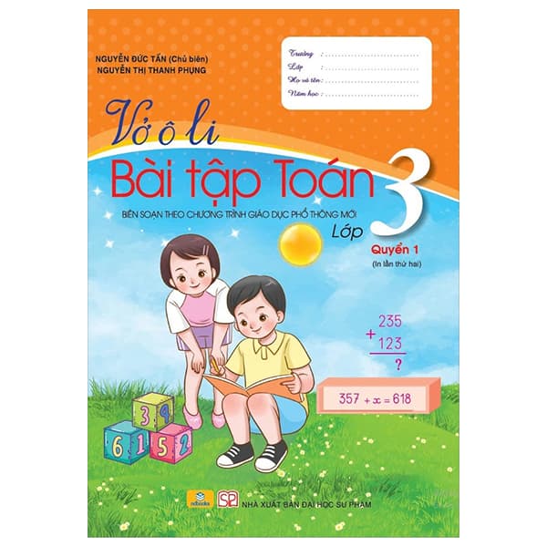 Sách Vở Ô Li Bài Tập Toán 3 - Quyển 1