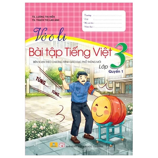 Sách Vở Ô Li Bài Tập Tiếng Việt 3 - Quyển 1 - Lương Thị Hiền