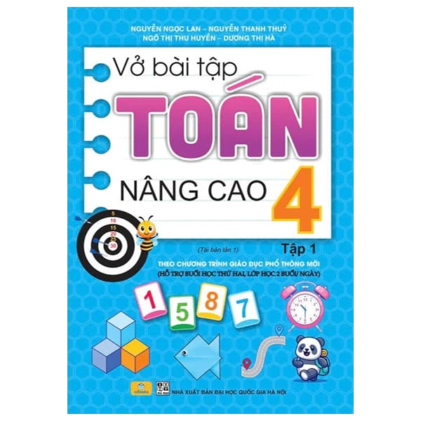 Sách Vở Bài Tập Toán Nâng Cao 4 - Tập 1 - Nguyễn Ngọc Lan