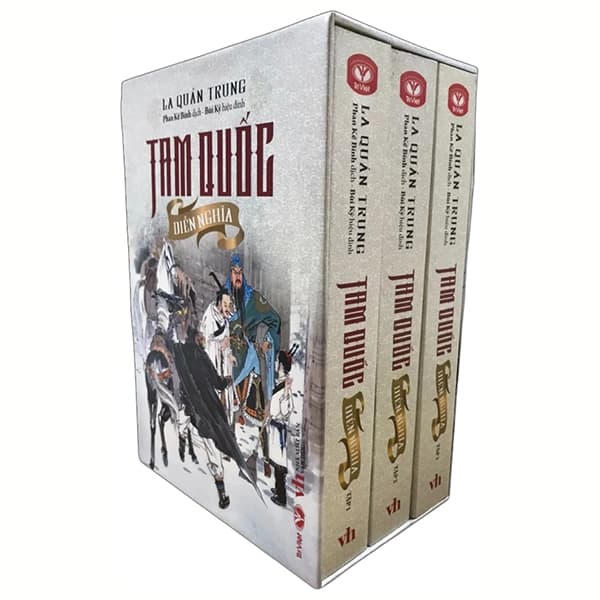Sách Boxset Tam Quốc Diễn Nghĩa (Hộp 3 Tập) - La Quán Trung