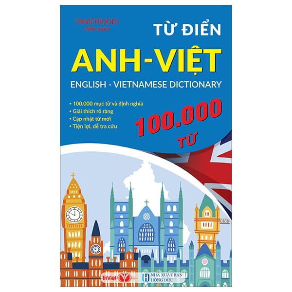 Sách Từ Điển Anh-Việt - English-Vietnamese Dictionary - 100000 Từ - Trivietbooks