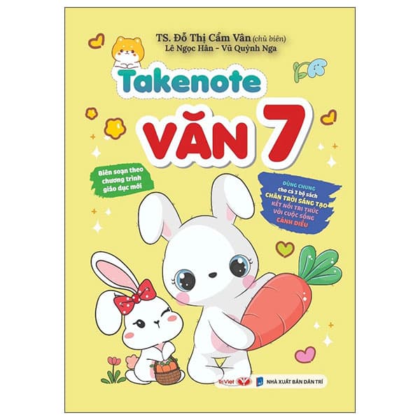 Sách Takenote Văn 7 - Cẩm Vân