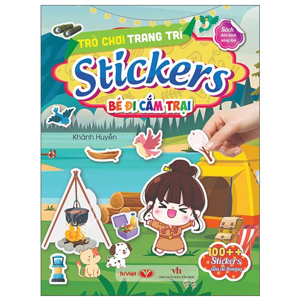 Sách Trò Chơi Trang Trí Stickers - Bé Đi Cắm Trại - Linh