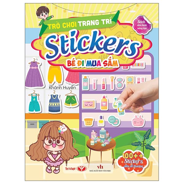 Sách Trò Chơi Trang Trí Stickers - Bé Đi Mua Sắm - Huyền Linh