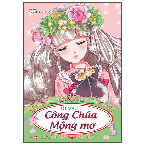 Sách Tô Màu Công Chúa Mộng Mơ - Mật Đào