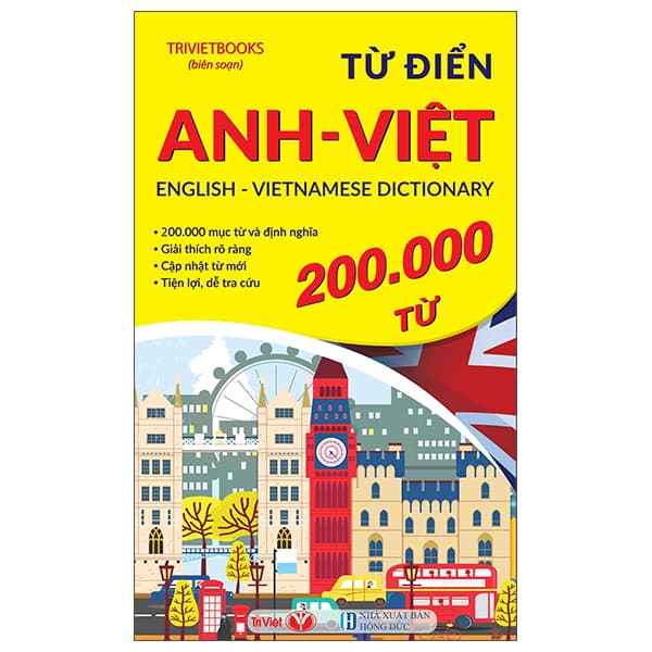 Sách Từ Điển Anh-Việt - English-Vietnamese Dictionary - 200000 Từ - Trivietbooks