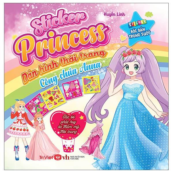 Sách Sticker Princess - Dán Hình Thời Trang - Công Chúa Anna - Linh