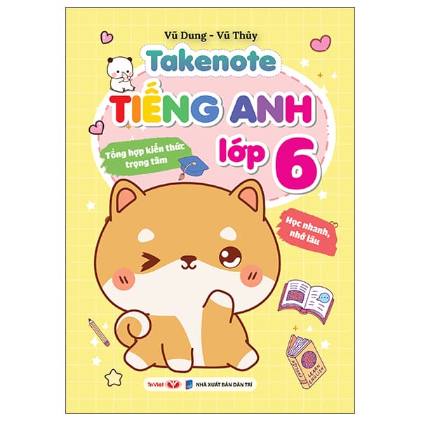 Sách Takenote - Tiếng Anh Lớp 6 - Vũ Dung