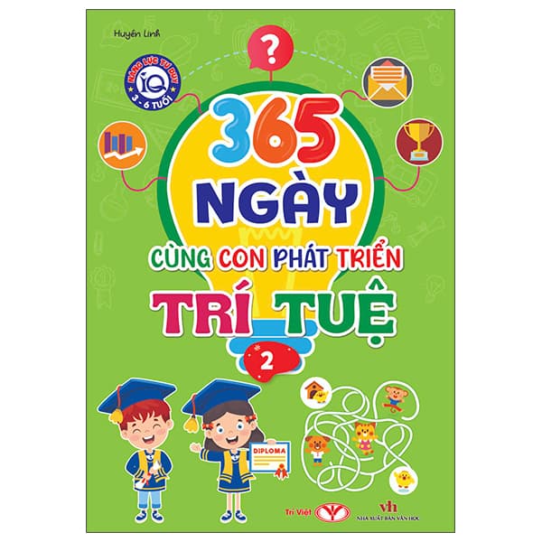 Sách Năng Lực Tư Duy IQ 3-6 Tuổi - 365 Ngày Cùng Con Phát Triển Trí Tuệ - Duy Văn