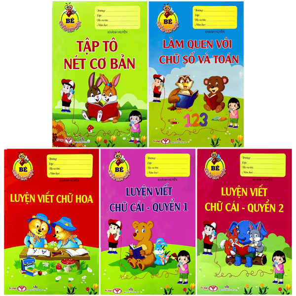 Sách Bộ Sách Bé Chào Lớp Một (Bộ 5 Cuốn) - Khánh Huyền