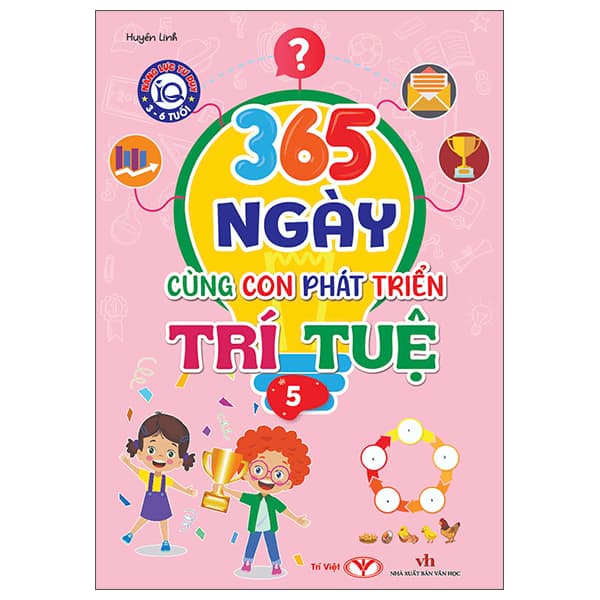 Sách Năng Lực Tư Duy IQ 3-6 Tuổi - 365 Ngày Cùng Con Phát Triển Trí Tuệ - Duy Văn
