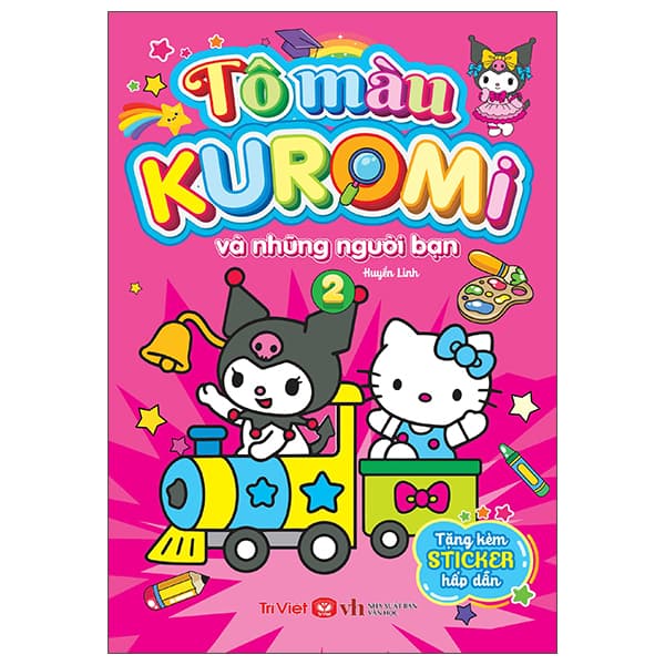 Sách Tô Màu Kuromi Và Những Người Bạn - Tập 2 - Hú