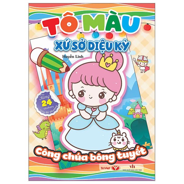 Sách Tô Màu Xứ Sở Diệu Kỳ - Công Chúa Bông Tuyết