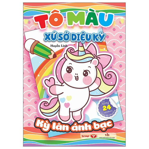 Sách Tô Màu Xứ Sở Diệu Kỳ - Kỳ Lân Ánh Bạc - Linh