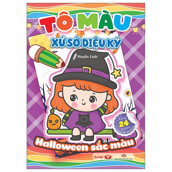 Sách Tô Màu Xứ Sở Diệu Kỳ - Halloween Sắc Màu - Linh