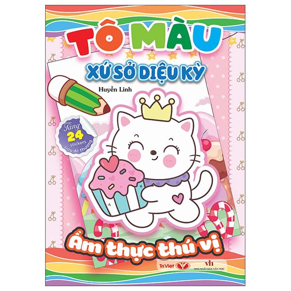 Sách Tô Màu Xứ Sở Diệu Kỳ - Ẩm Thực Thú Vị - Linh