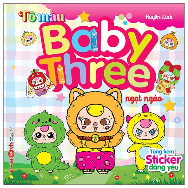 Sách Tô Màu Baby Three Ngọt Ngào - Huyền Linh