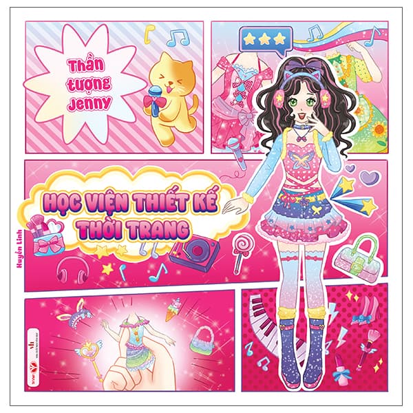 Sách Học Viện Thiết Kế Thời Trang - Thần Tượng Jenny - Huyền Linh