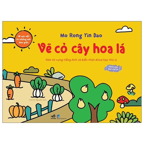 Sách Vẽ Vạn Vật Từ Những Nét Đơn Giản - Vẽ Cỏ Cây Hoa Lá - Hoa Cỏ