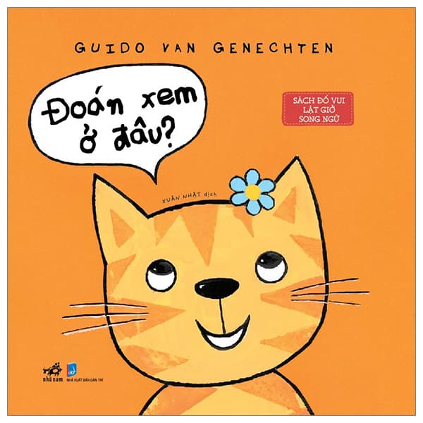 Sách Sách Đố Vui Lật Giở Song Ngữ - Đoán Xem Ở Đâu - Bìa Cứng - Guido Van Genechten