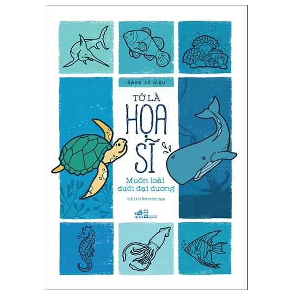 Sách Sách Tô Màu - Tớ Là Họa Sĩ - Muôn Loài Dưới Đại Dương