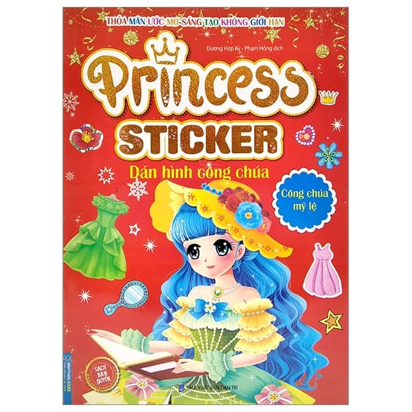 Sách Princess Sticker - Dán Hình Công Chúa - Công Chúa Mỹ Lệ - Dương Kỳ