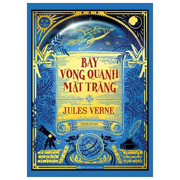 Sách Bay Vòng Quanh Mặt Trăng (Tái Bản 2025) - Jules Verne