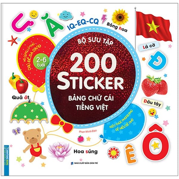 Sách Bộ Sưu Tập 200 Sticker - Bảng Chữ Cái Tiếng Việt (Tái Bản 2022)