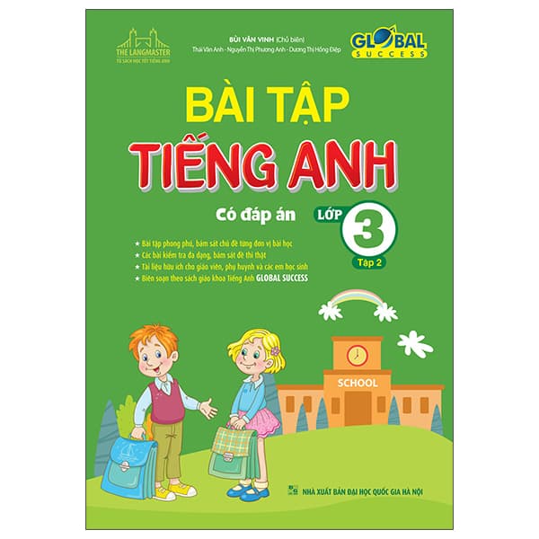 Sách Global Success - Bài Tập Tiếng Anh Lớp 3 - Tập 2 (Có Đáp Án) - Bùi Văn Vinh