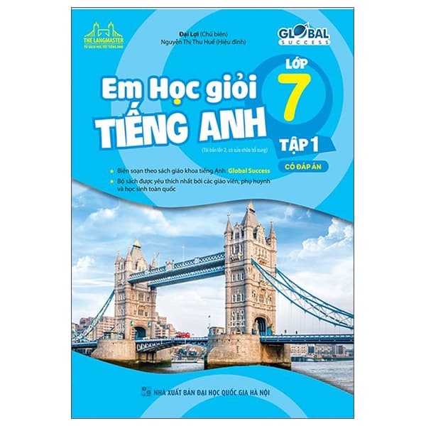Sách Em Học Giỏi Tiếng Anh Lớp 7 - Tập 1 (Có Đáp Án - Global Success) - Đại Lợi