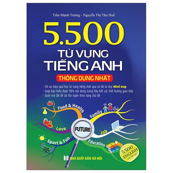 Sách 5500 Từ Vựng Tiếng Anh Thông Dụng Nhất - Bản Màu (Tái Bản 2025) - Trần Mạnh Tường