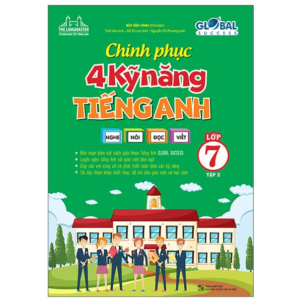 Sách Global Success - Chinh Phục 4 Kỹ Năng Tiếng Anh Nghe - Nói - Đọc - Vi� - Làn