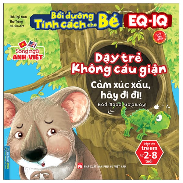 Sách Bồi Dưỡng Tính Cách Cho Bé EQ IQ (2-8 Tuổi) - Dạy Trẻ Không Cáu G - Phó Trại Nam