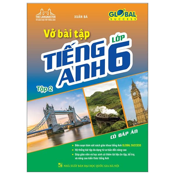 Sách Global Success - Vở Bài Tập Tiếng Anh Lớp 6 - Tập 2 (Có Đáp Án)