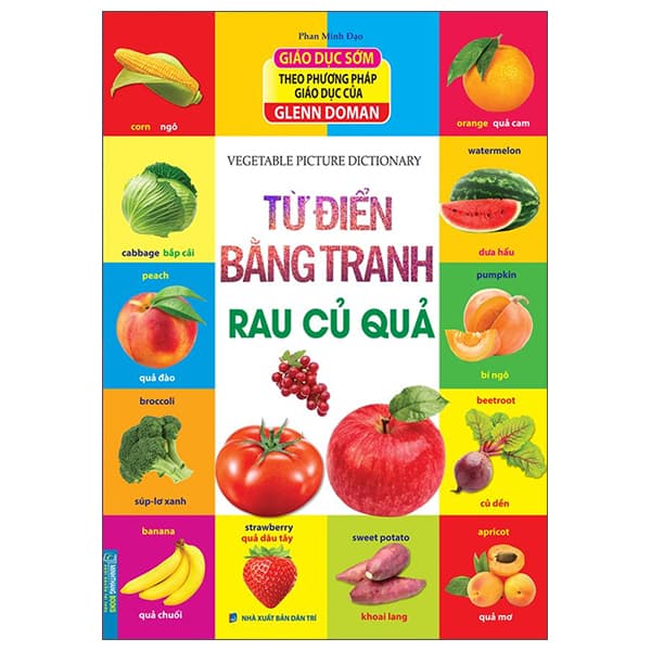 Sách Từ Điển Bằng Tranh - Rau Củ Quả (Tái Bản 2023) - Phan Minh Đao