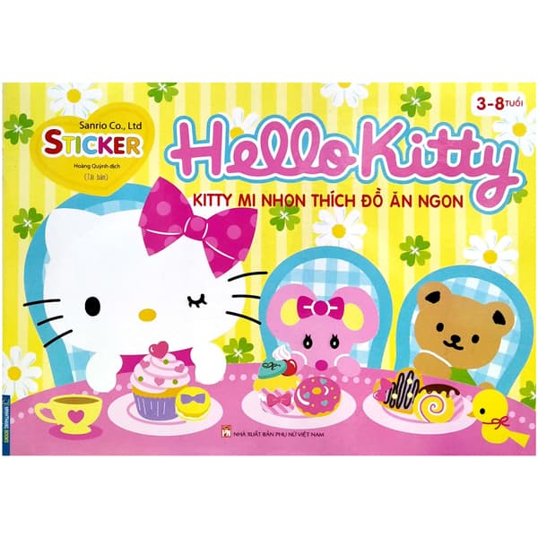 Sách Sticker - Hello Kitty - Kitty Mi Nhon Thích Đồ Ăn Ngon (3-8 Tuổi) (Tái B� - An Vi