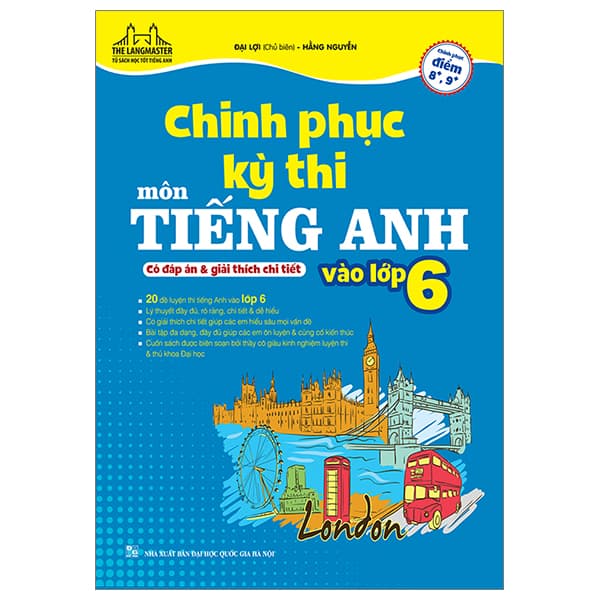 Sách Chinh Phục Kỳ Thi Môn Tiếng Anh Vào Lớp 6 (Có Đáp Án Và Giải Th� - Đại Lợi