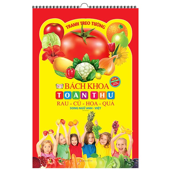 Sách Tranh Treo Tường - Bách Khoa Toàn Thư - Song Ngữ Anh-Việt - Rau, Củ, - Phan Minh Đạo