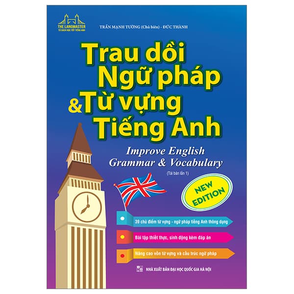 Sách Trau Dồi Ngữ Pháp Và Từ Vựng Tiếng Anh (Tái Bản 2023) - Trần Mạnh Tường