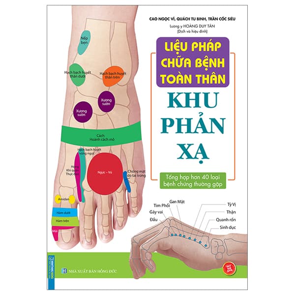 Sách Liệu Pháp Chữa Bệnh Toàn Thân - Khu Phản Xạ