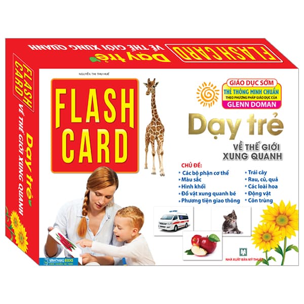 Sách Flash Card - Giáo Dục Sớm Thẻ Thông Minh Chuẩn Glenn Doman - Dạy Tr� - Nguyễn Thị Thu Huế