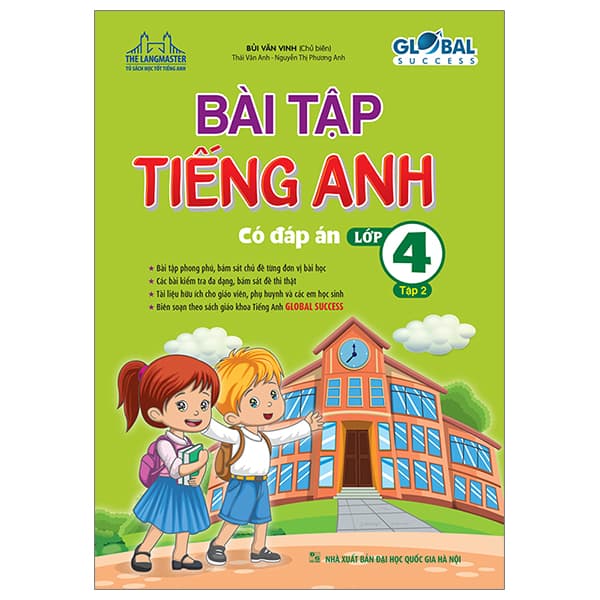 Sách Global Success - Bài Tập Tiếng Anh Lớp 4 - Tập 2 (Có Đáp Án) - Bùi Văn Vinh