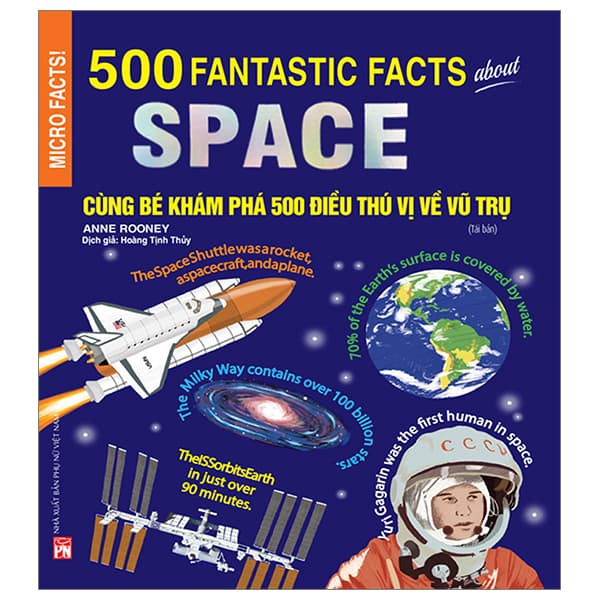 Sách 500 Fantastic Facts About Space - Cùng Bé Khám Phá 500 Điều Thú Vị Về - Anne Rooney