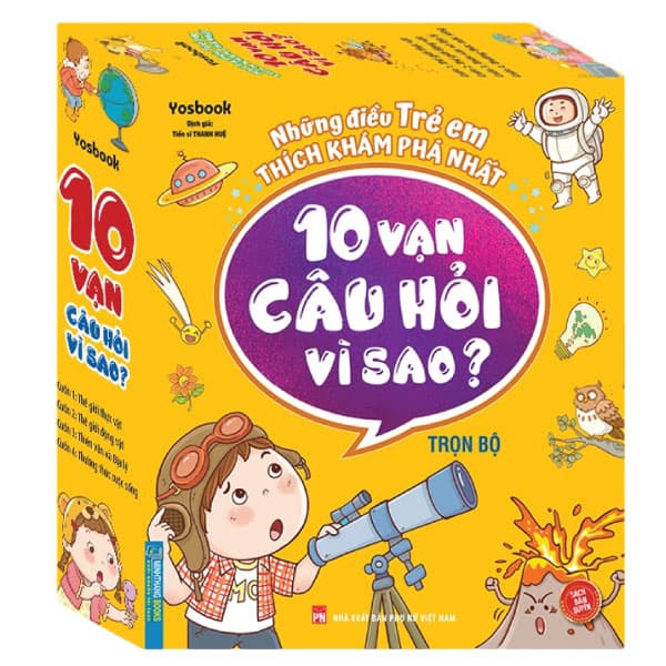 Sách Boxset Những Điều Trẻ Em Thích Nhất - 10 Vạn Câu Hỏi Vì Sao (Bộ - Yosbook