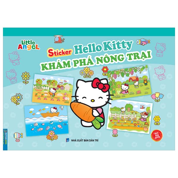 Sách Sticker Hello Kitty - Khám Phá Nông Trại - Little Angel