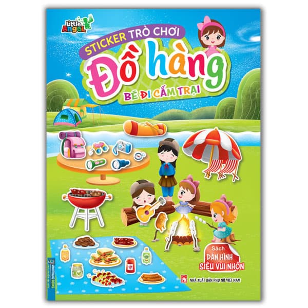 Sách Sticker Trò Chơi Đồ Hàng - Bé Đi Cắm Trại