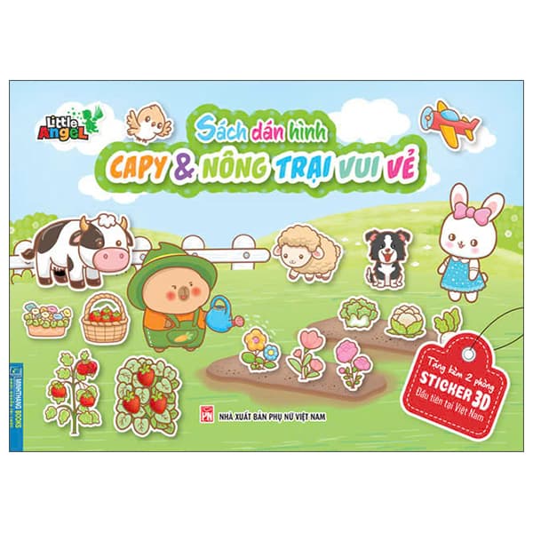 Sách Sách Dán Hình - Capy Và Nông Trại Vui Vẻ