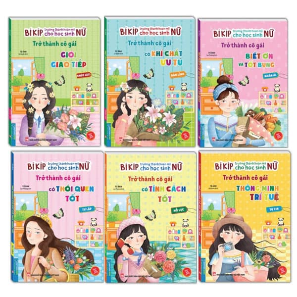 Sách Bộ Sách Bí Kíp Trưởng Thành Hoàn Mỹ Cho Học Sinh Nữ (Bộ 6 Cu� - Thanh Hoa