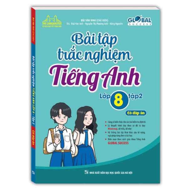 Sách Global Success - Bài Tập Trắc Nghiệm Tiếng Anh Lớp 8 - Tập 2 - Nguyễn Bùi Thái Hà